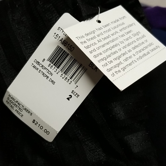 Aidan Mattox Black Cocktail Dress - Picture 3 of 4